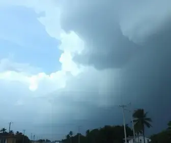 alerta amarelo para tempestade