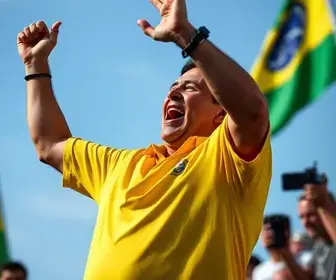 Flávio Bolsonaro em Glória de Dourados