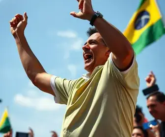 Flávio Bolsonaro na região de Dourados