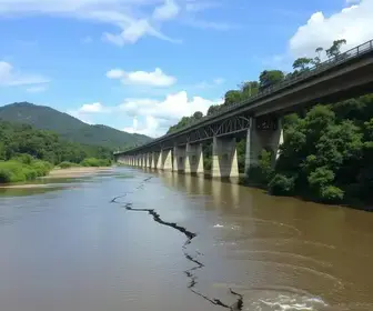 rachaduras ponte Dourados